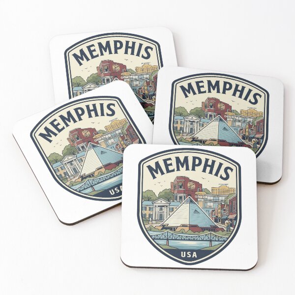 Item preview, Memphis Tennessee Vintage Travel Landmark Badge designed and sold by k3rstman1.