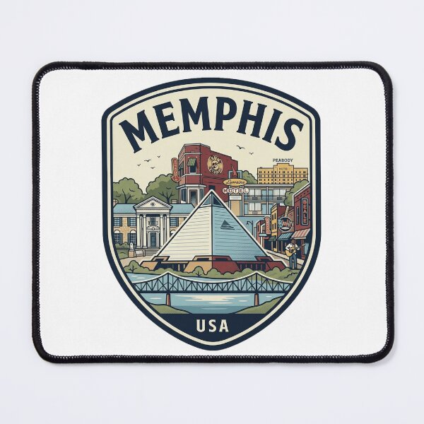 Item preview, Memphis Tennessee Vintage Travel Landmark Badge designed and sold by k3rstman1.