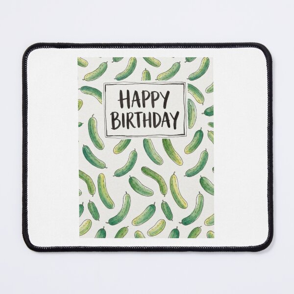 Item preview, Cucumber pickles birthday cake funny prank meme gift weird happy designed and sold by CheeseBlueprint.