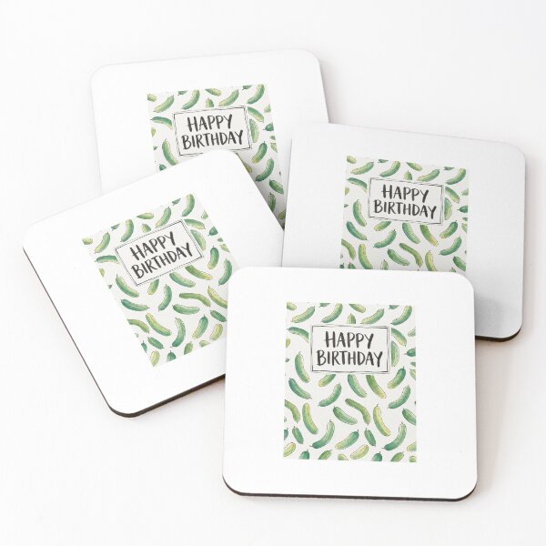 Item preview, Cucumber pickles birthday cake funny prank meme gift weird happy designed and sold by CheeseBlueprint.