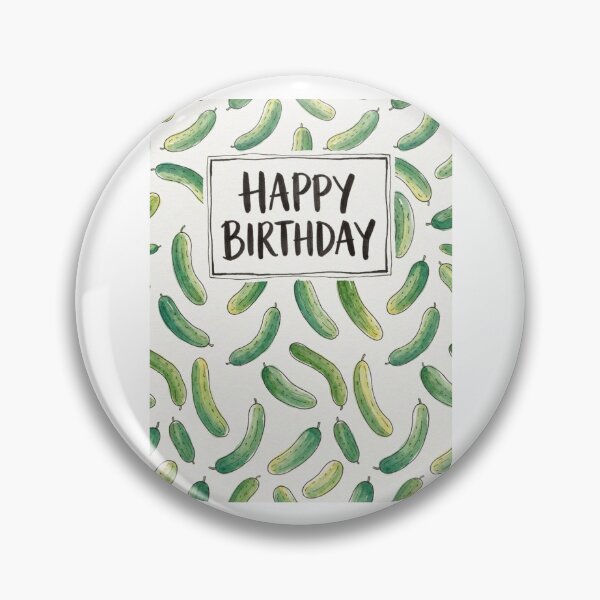 Item preview, Cucumber pickles birthday cake funny prank meme gift weird happy designed and sold by CheeseBlueprint.