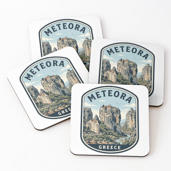 Item preview, Meteora Greece Vintage Travel Patch designed and sold by k3rstman1.