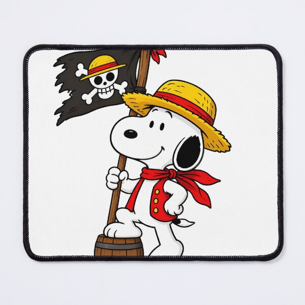 Item preview, Pirate Adventure Snoopy Straw Hat designed and sold by FlutterDtealArt.