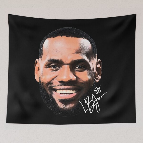 Item preview, LeBron Retro James Portrait With Signature designed and sold by jundobays.