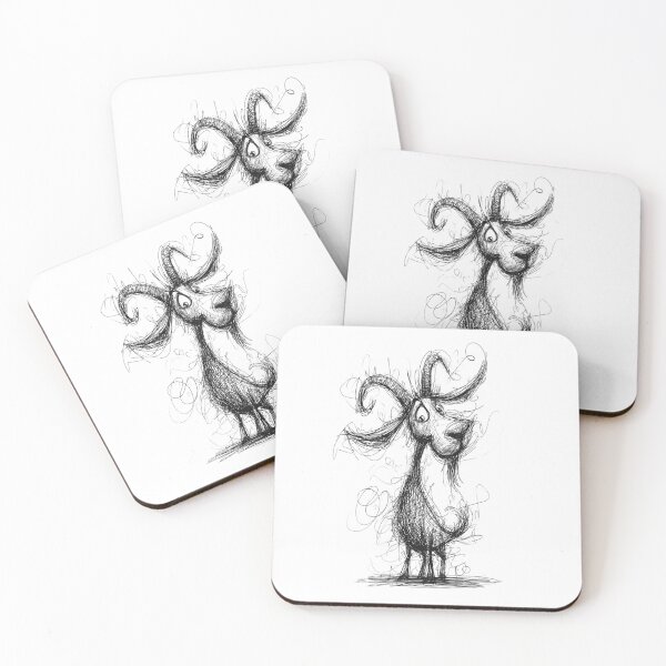 Item preview, Farm Goat Doodle designed and sold by BRETT'S ART STUDIO.