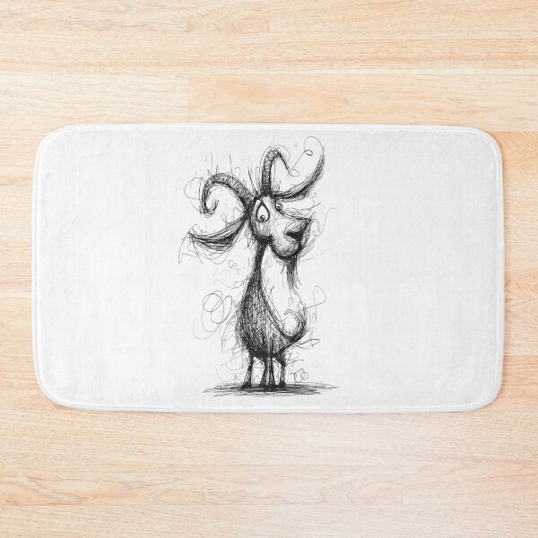 Item preview, Farm Goat Doodle designed and sold by BRETT'S ART STUDIO.