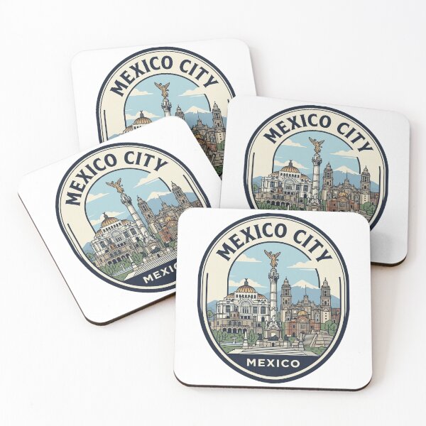 Item preview, Mexico City Travel Emblem Souvenir designed and sold by k3rstman1.
