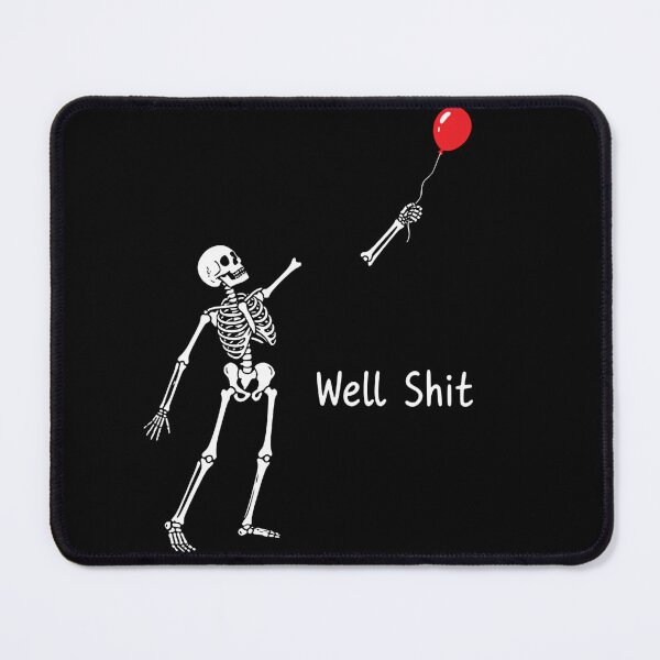 Item preview, Skeleton Lost Balloon Funny Halloween Saying designed and sold by HayleePacoch.
