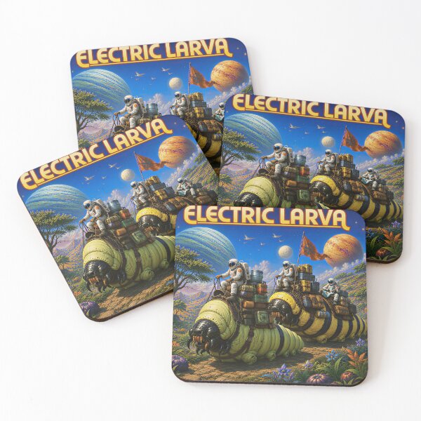 Item preview, ELECTRIC LARVA — GIANT LARVA RIDERS designed and sold by Fun Fashion & Art.
