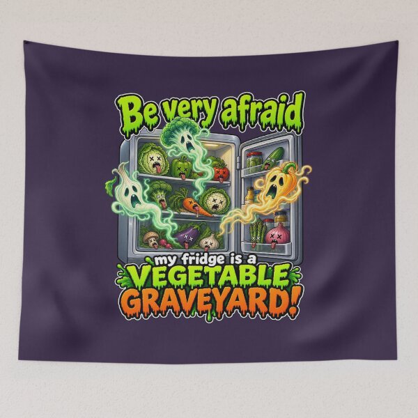 Item preview, be afraid - vegetable graveyard designed and sold by LaffinLair.