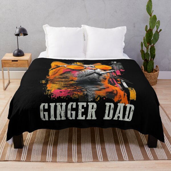 Item preview, Ginger Dad Cool Cat Sunglasses Cigarette Art designed and sold by OlyvieArt.