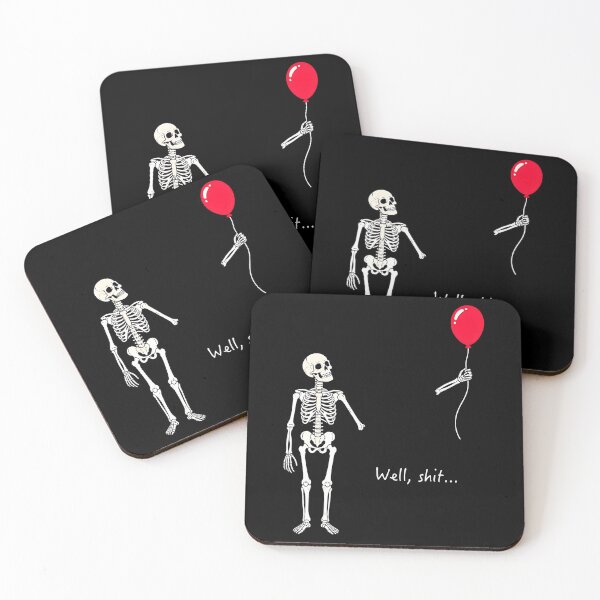 Item preview, Skeleton Lost Balloon Funny Halloween Quote designed and sold by HayleePacoch.