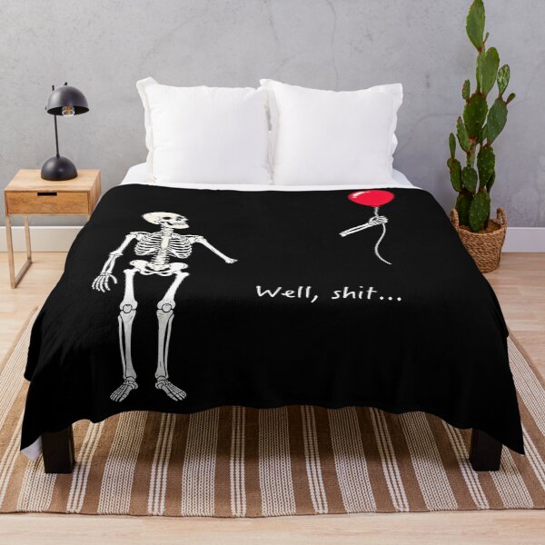 Item preview, Skeleton Lost Balloon Funny Halloween Quote designed and sold by HayleePacoch.