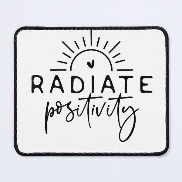 Item preview, radiate positivity T-Shirt designed and sold by JJLetterDesigns.