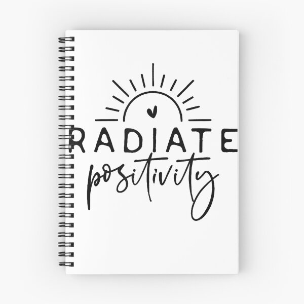 Item preview, radiate positivity T-Shirt designed and sold by JJLetterDesigns.