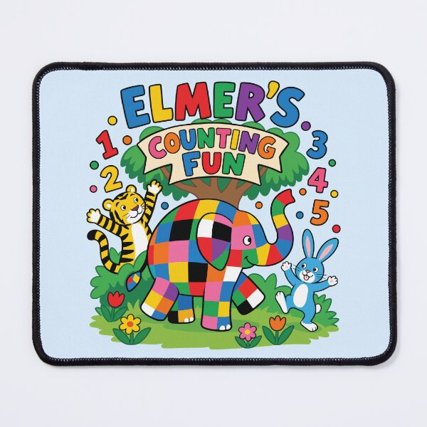 Item preview, Elmer’s Colorful Counting Fun Adventure designed and sold by HappyToons Shop.
