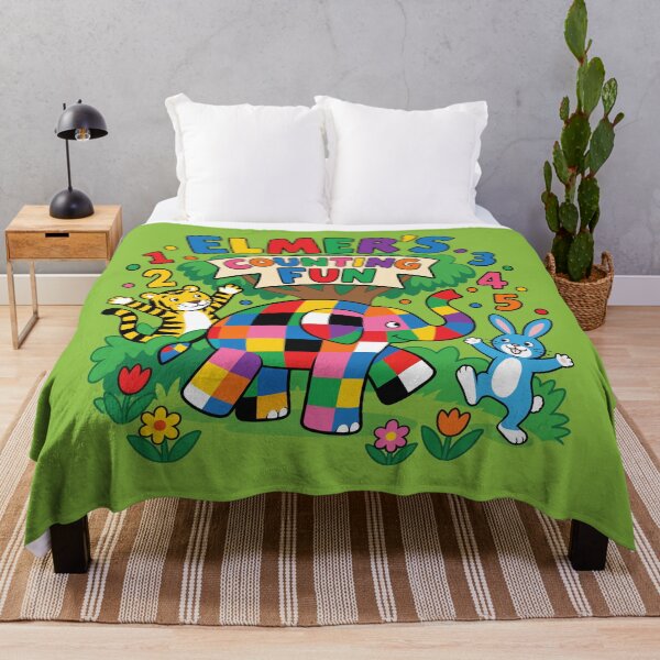 Item preview, Elmer’s Colorful Counting Fun Adventure designed and sold by HappyToons Shop.