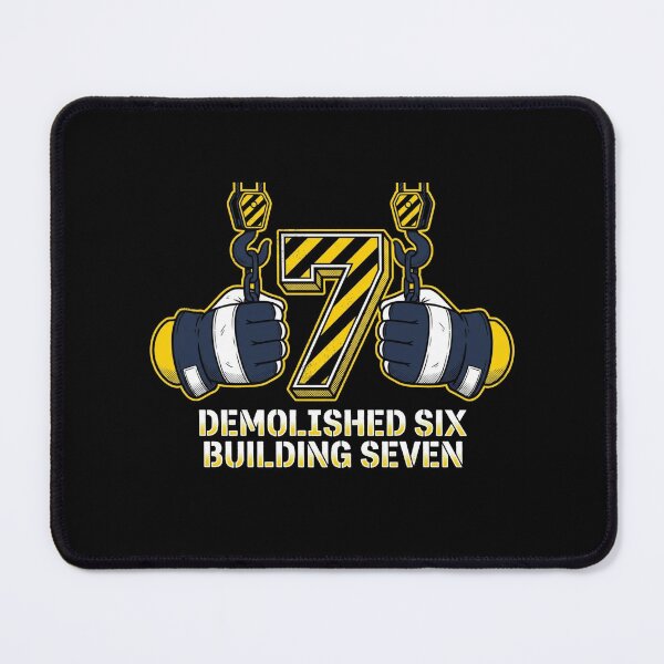 Item preview, Demolished Six Building Seven Construction 6 7 Meme 7th Birthday designed and sold by TeNovaStudio ⭐⭐⭐⭐⭐.