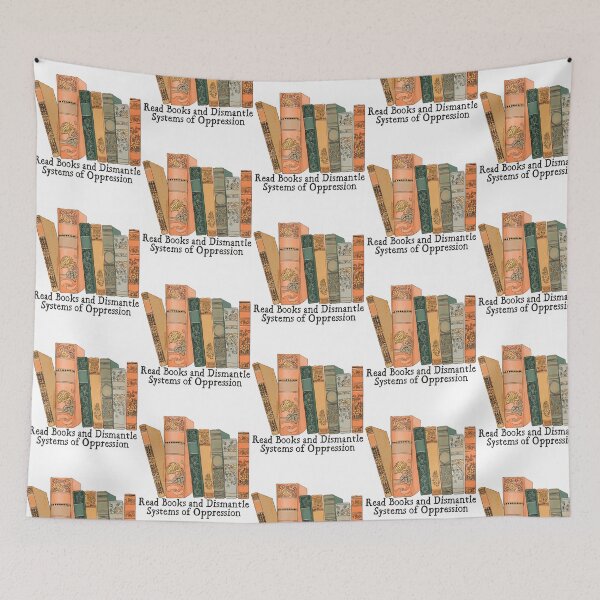 Item preview, Read Books And Dismantle Systems Of Oppression Sticker designed and sold by ezequi-eltrejo.