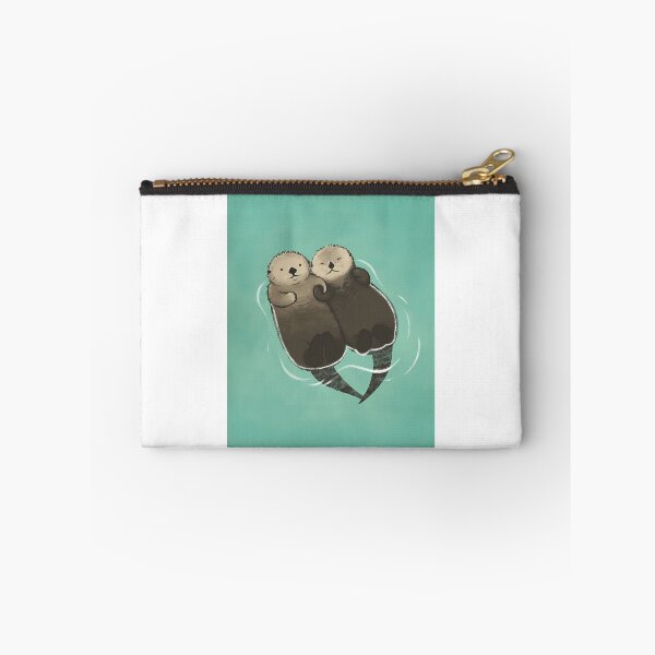 Item preview, Significant Otters - Otters Holding Hands Sticker designed and sold by ezequi-eltrejo.