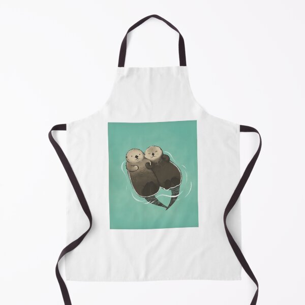 Item preview, Significant Otters - Otters Holding Hands Sticker designed and sold by ezequi-eltrejo.
