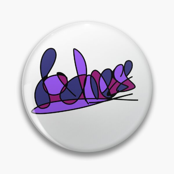 Item preview, Saddness Abstract Purple Graffiti Word Art designed and sold by ZMKAndInk.