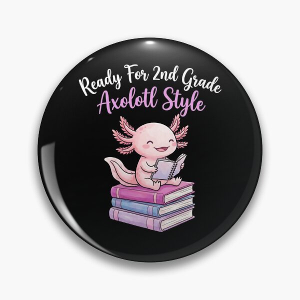 Item preview, Ready For 2nd Grade Axolotl Style Cute Book Reading Back To School designed and sold by TeNovaStudio ⭐⭐⭐⭐⭐.