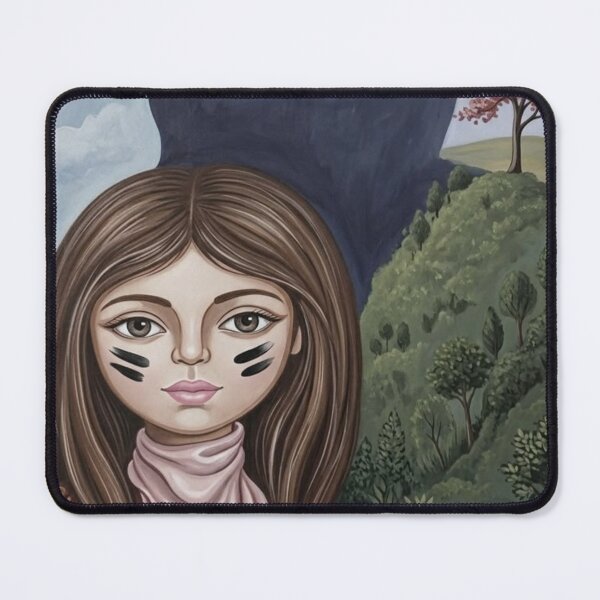 Item preview, Tribal Girl in Nature Landscape designed and sold by SofiaByCruti.