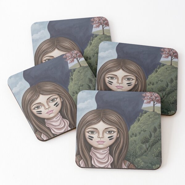 Item preview, Tribal Girl in Nature Landscape designed and sold by SofiaByCruti.