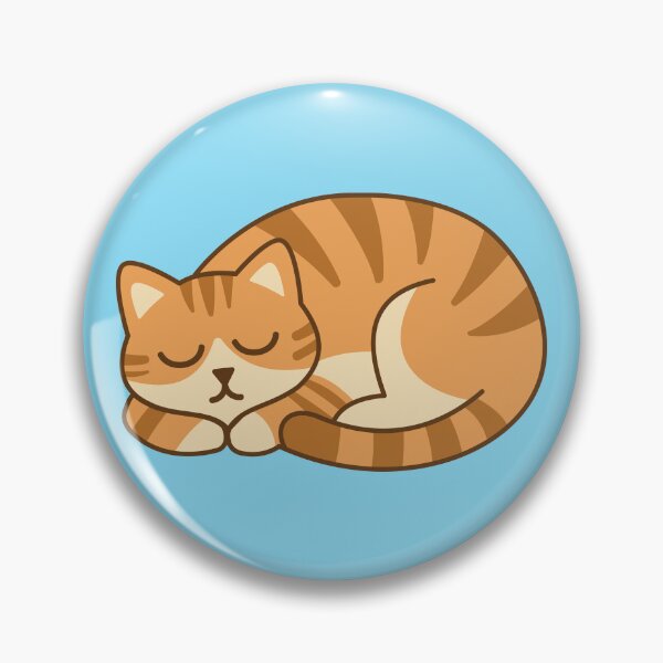 Item preview, The orange cat is sleeping and resting. Don't forget to rest too. designed and sold by thailerd.