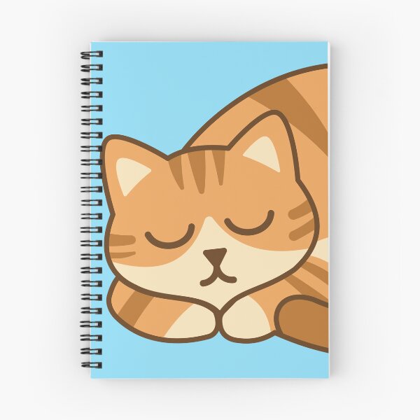 Item preview, The orange cat is sleeping and resting. Don't forget to rest too. designed and sold by thailerd.