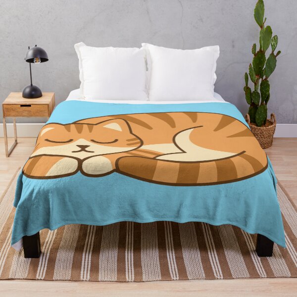 Item preview, The orange cat is sleeping and resting. Don't forget to rest too. designed and sold by thailerd.