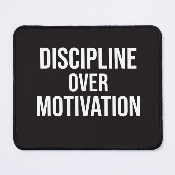 Item preview, Discipline Over Motivation Poster | Minimalist Gym Wall Art | Modern Athletic Streetwear Typography Print | Stoic Fitness Mindset Decor designed and sold by Miming.