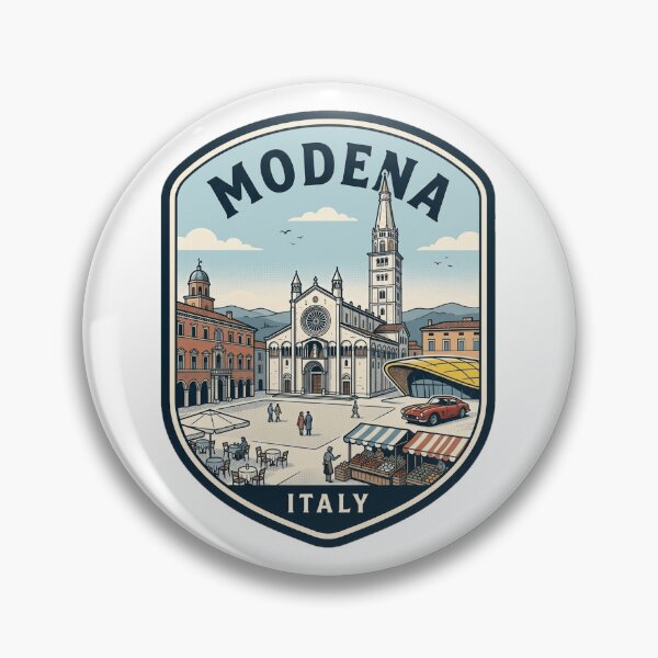 Artikelvorschau, Modena Italien Vintage Reiseemblem entworfen und verkauft von k3rstman1.