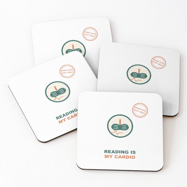 Item preview, Reading Is My Cardio Funny Book Lover Badge Sticker designed and sold by Mega-Shopping.