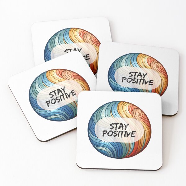 Item preview, Stay Positive Motivational Design for Positive Vibes T-Shirt designed and sold by gidget-gadget.