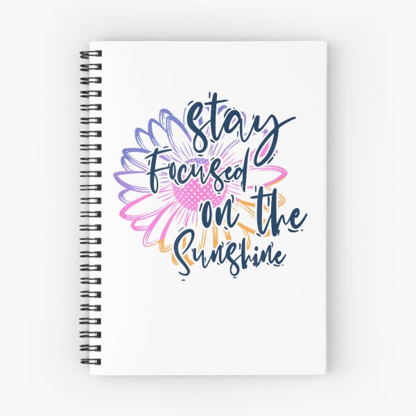 Item preview, Stay Focused On Sunshine Positive Affirmation Motivational T-Shirt designed and sold by JJLetterDesigns.