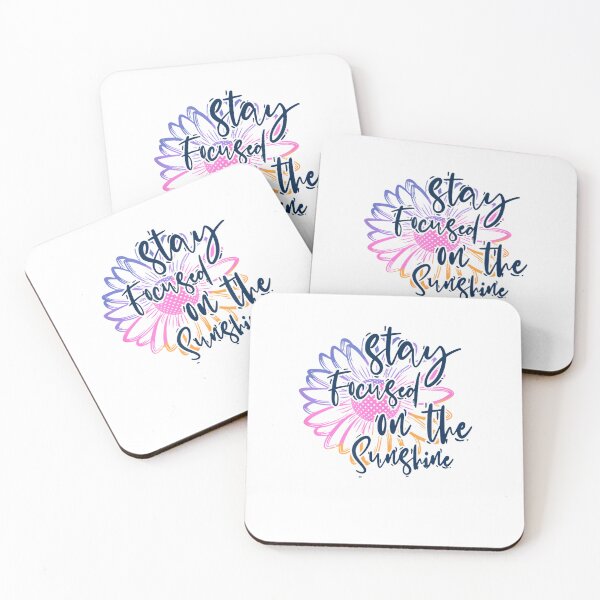 Item preview, Stay Focused On Sunshine Positive Affirmation Motivational T-Shirt designed and sold by JJLetterDesigns.