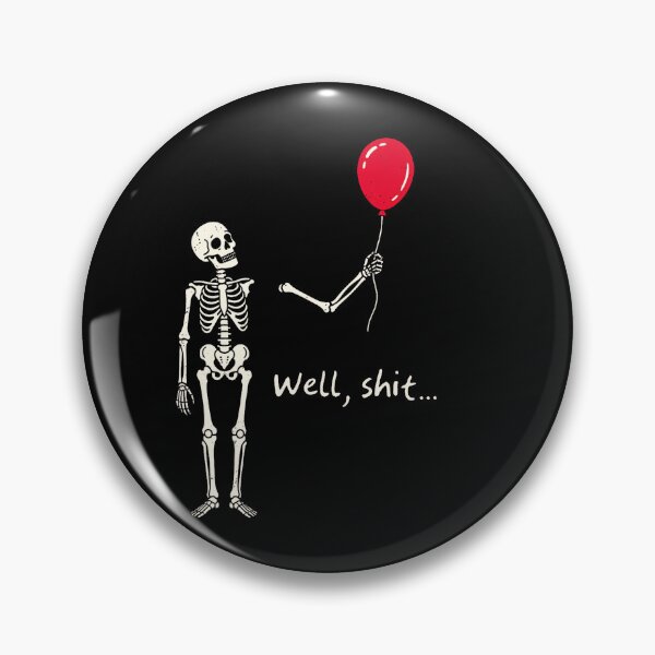 Item preview, Skeleton Lost Balloon Funny Halloween Saying designed and sold by HayleePacoch.