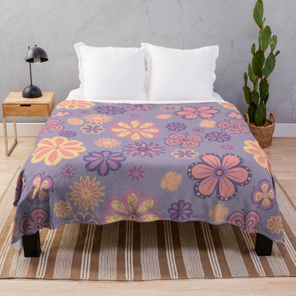 Item preview, pastel purple floral seamless pattern background designed and sold by prapapon.