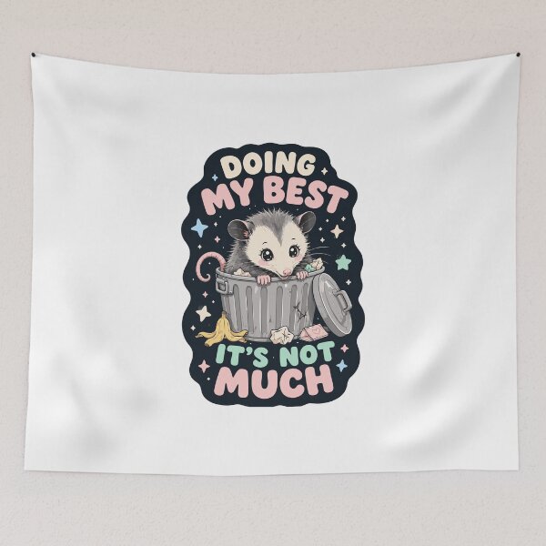 Artikelvorschau, Opossum Humor ich gebe mein Bestes entworfen und verkauft von HandicraftArt.