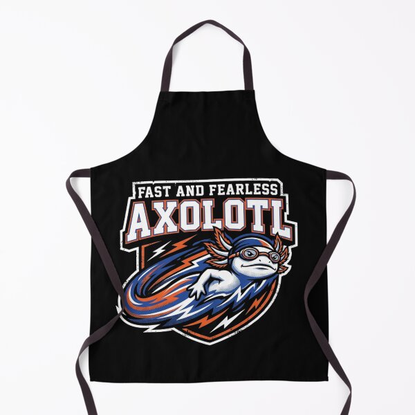 Item preview, Fast And Fearless Axolotl Swimming Mascot Swim Team Sports designed and sold by TeNovaStudio ⭐⭐⭐⭐⭐.
