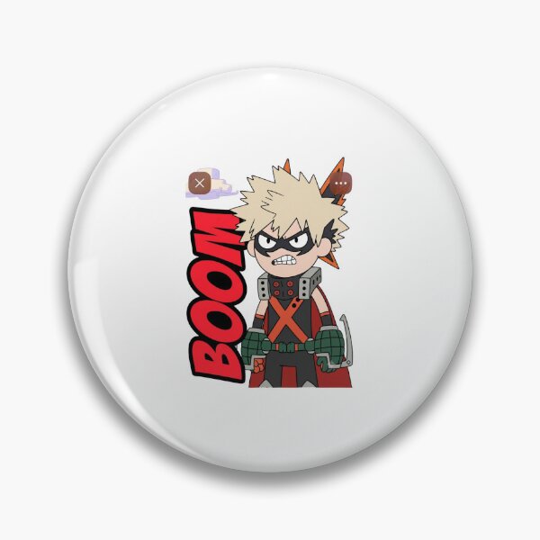Item preview, Chibi Bakugou BOOM My Hero Academia Cartoon Fan Art designed and sold by FreakToons.