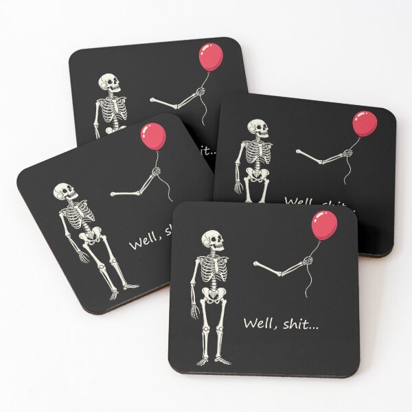 Item preview, Skeleton Lost Balloon Funny Halloween Quote designed and sold by HayleePacoch.