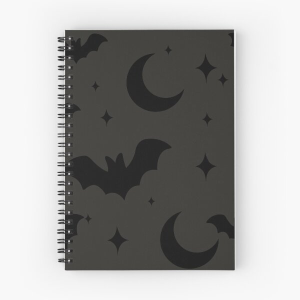 Item preview, Black Bats and Moons Halloween Pattern designed and sold by GemsAnatomy.