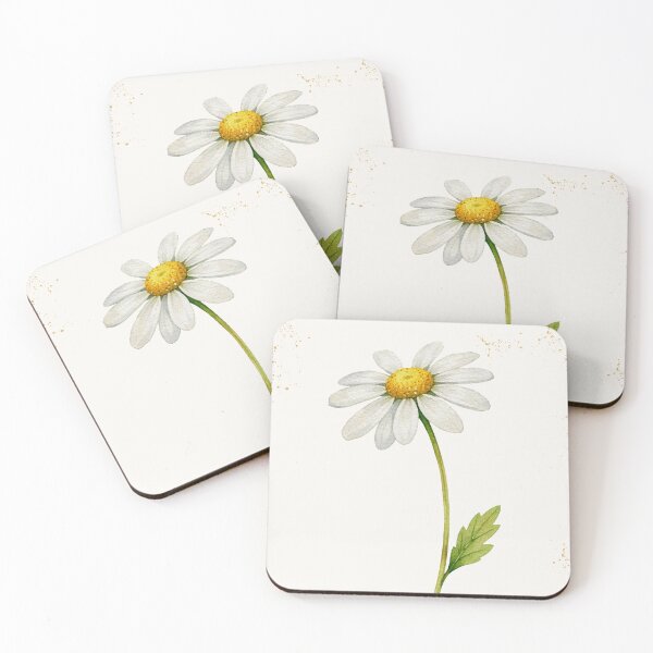 Item preview, April Birth Flower Daisy | Elegant Watercolor Botanical | Vintage Floral designed and sold by lisa-diver.