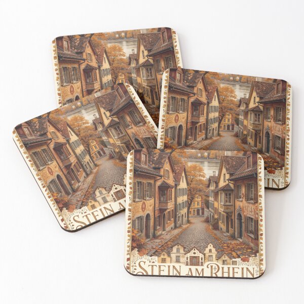 Item preview, Stein am Rhein Autumn Cityscape designed and sold by Imaginarium of Chaos falcon88 .