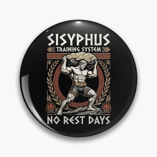 Item preview, Sisyphus Training System No Rest Days Greek Mythology Gym designed and sold by GrandeDuc.