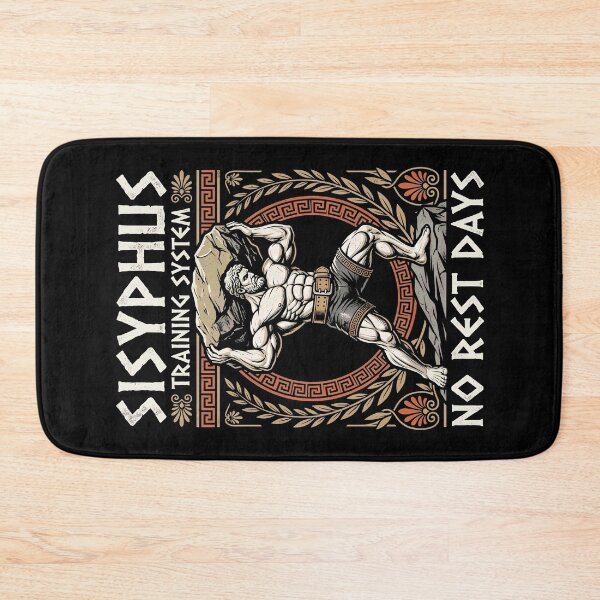 Item preview, Sisyphus Training System No Rest Days Greek Mythology Gym designed and sold by GrandeDuc.