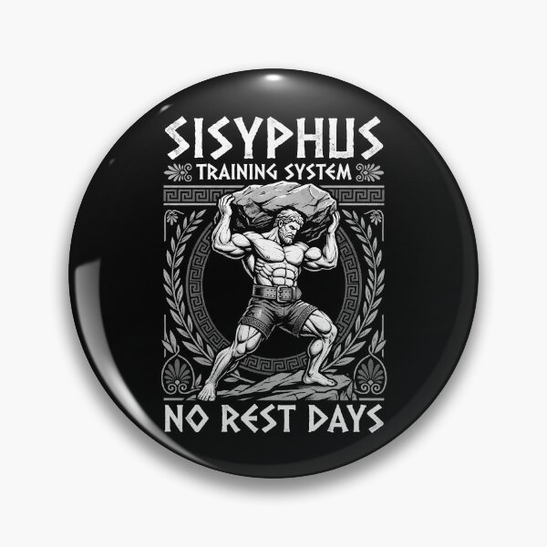 Item preview, Sisyphus Training System No Rest Days Greek Mythology Gym designed and sold by GrandeDuc.